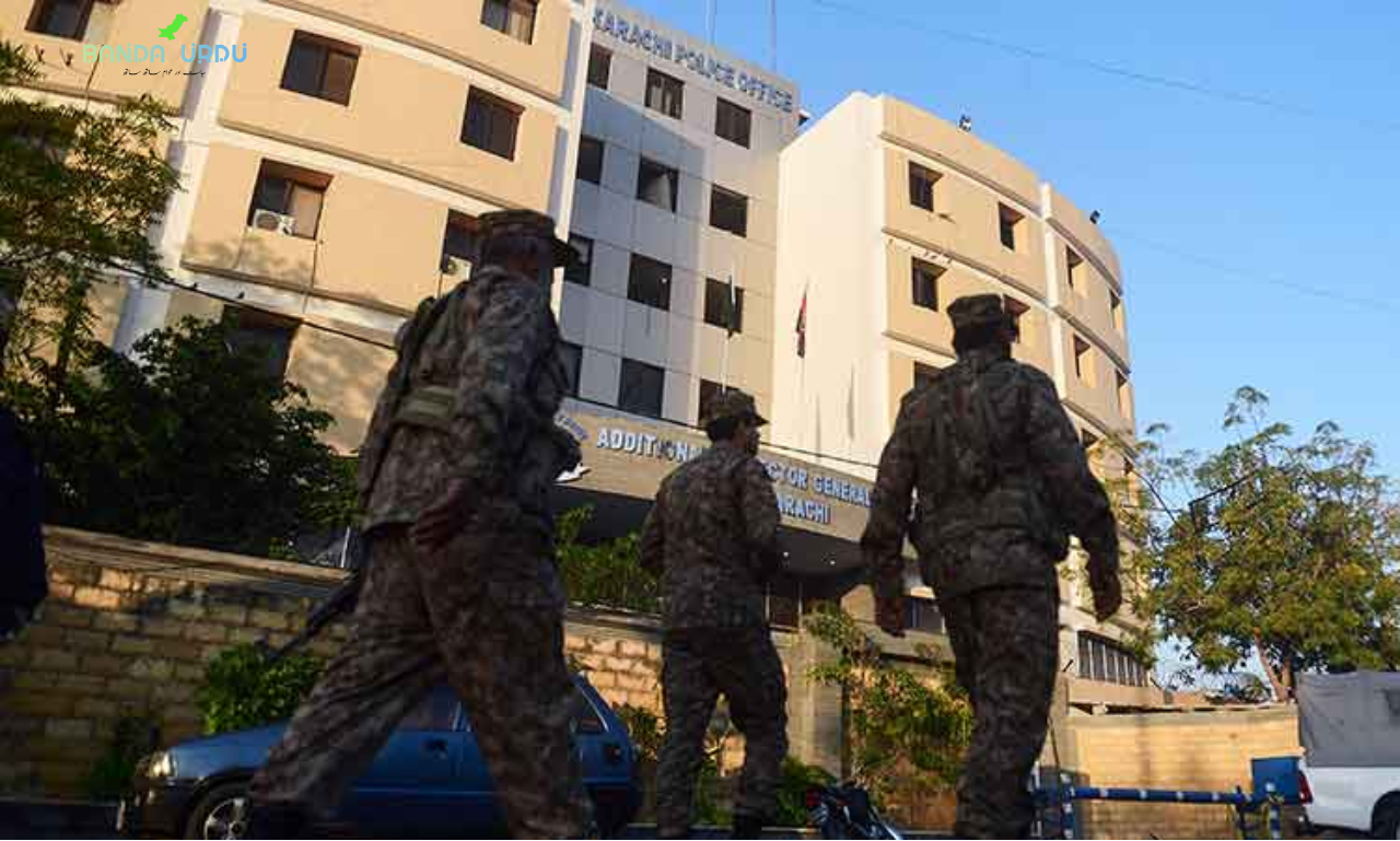 In a gunfight, the attack's mastermind who attacked the Karachi police headquarters died